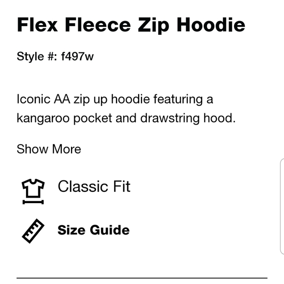 American Apparel fleece zip hoodie - Picture 4 of 4